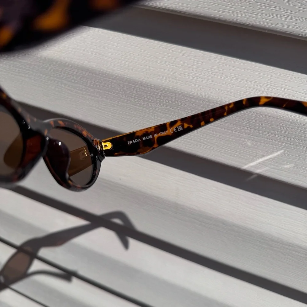 Prada Milano Tortoiseshell Oval Sunglasses Brown Lens | Italy | Set | PR 2678 - Picture 4 of 13